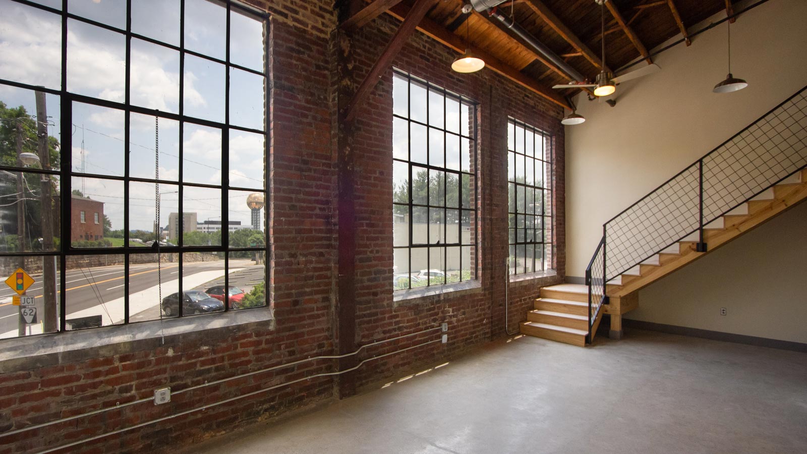 View from Keener Building Loft