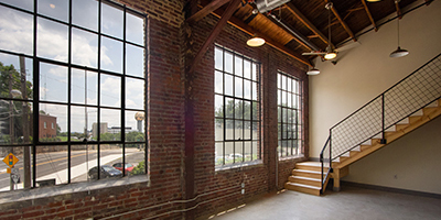 Downtown Knoxville loft apartment at The Historic Keener Building