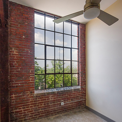 Downtown Knoxville loft apartment at The Historic Keener Building