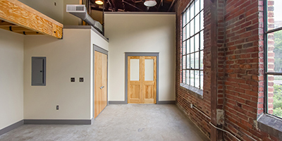 Downtown Knoxville loft apartment at The Historic Keener Building