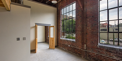 Downtown Knoxville loft apartment at The Historic Keener Building